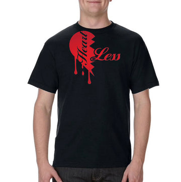 Heartless T-Shirt - Black& Red