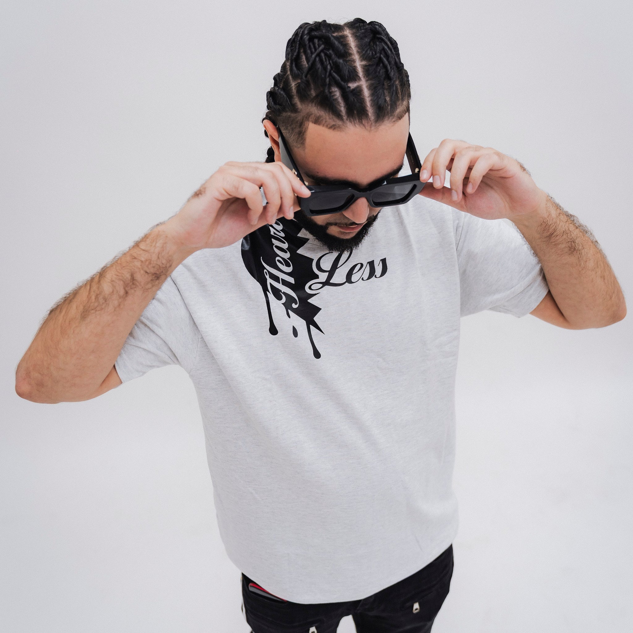 Heartless t-shirt-Ash Grey