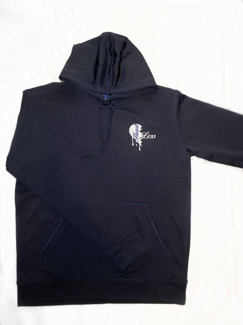 Heartless Hoodie - Blue & White