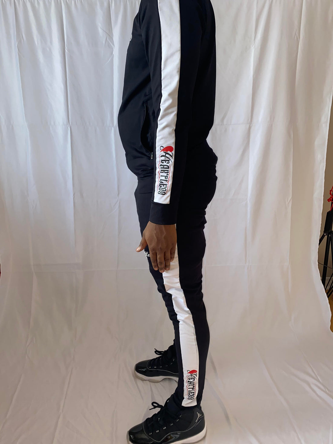 Heartless tracksuit black & white