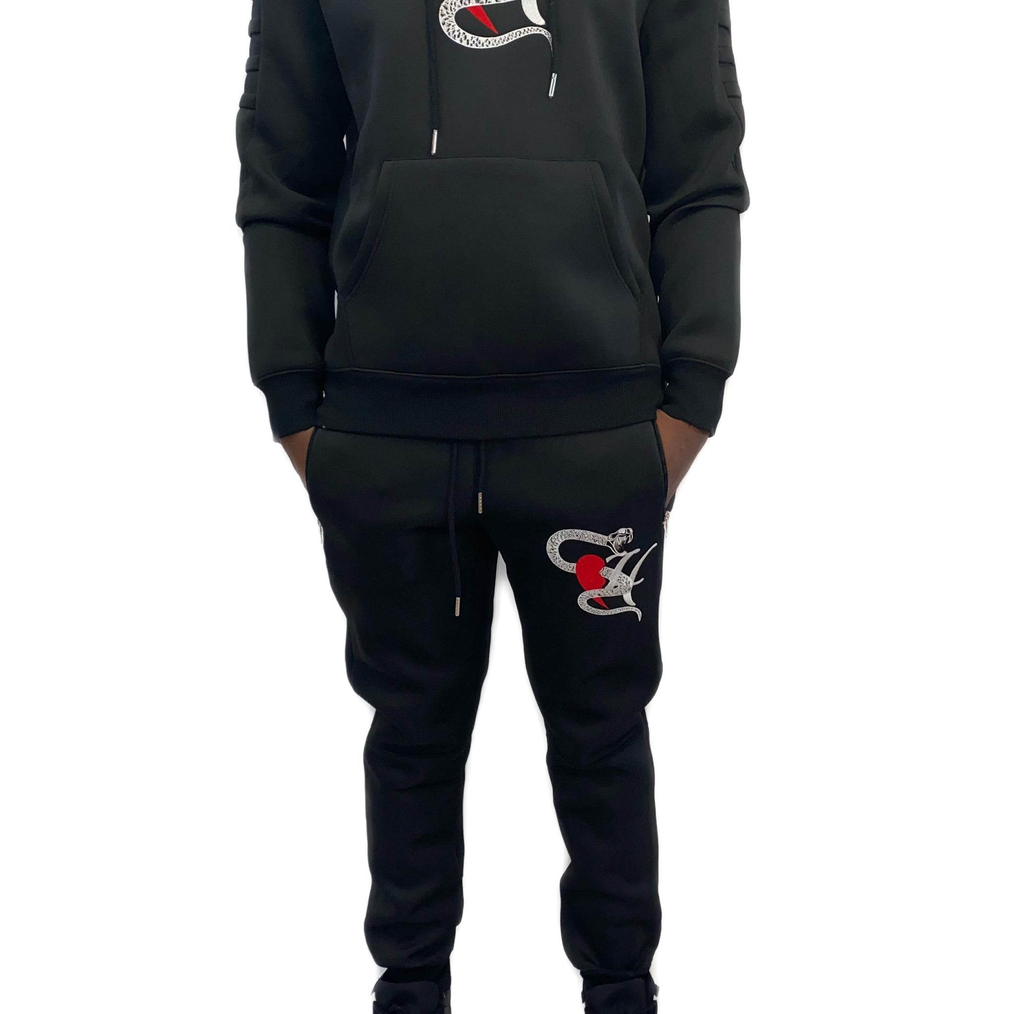 Heartless tracksuit black