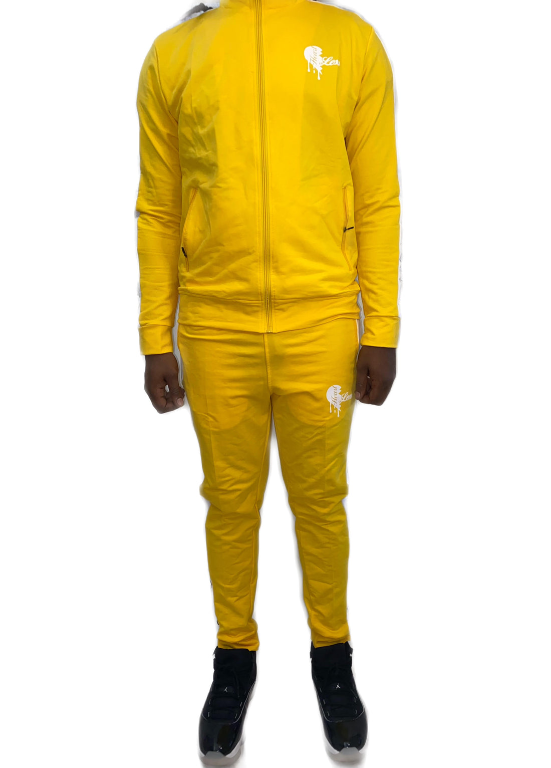 heartless tracksuit yellow & white